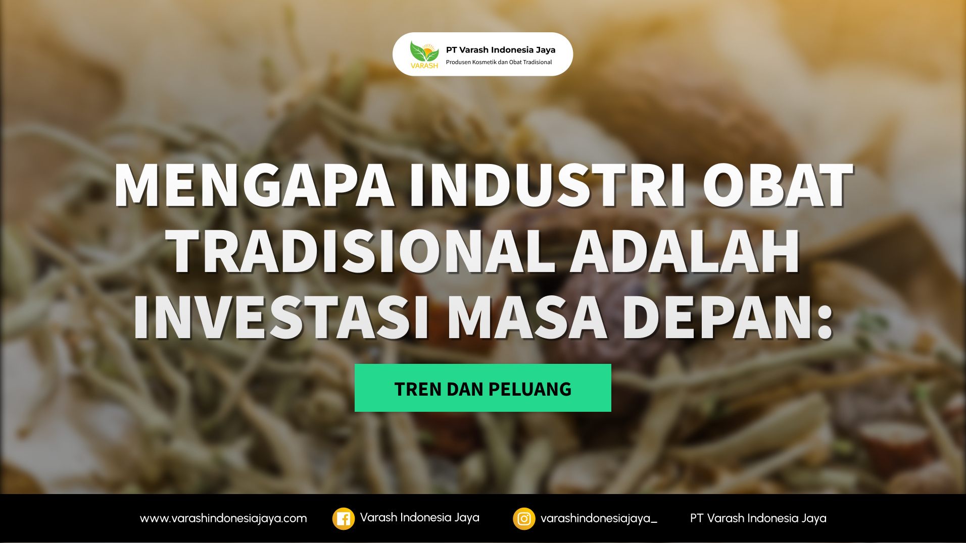 Mengapa Industri Obat Tradisional adalah Investasi Masa Depan